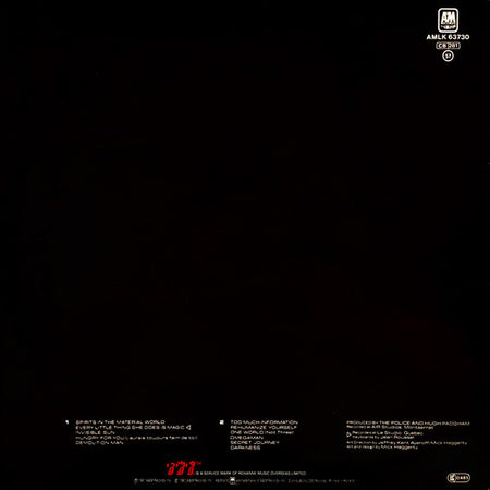 The Police : Ghost In The Machine (LP, Album, 281)