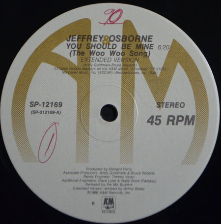 Jeffrey Osborne : You Should Be Mine (The Woo Woo Song) (12", Single, RCA)