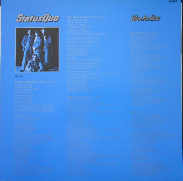 Status Quo : Blue For You (LP, Album, Club, Lam)