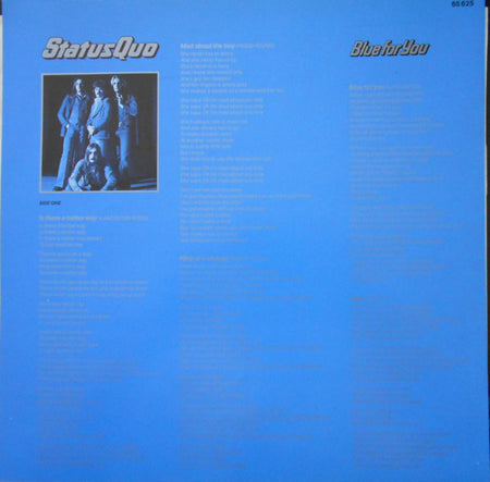 Status Quo : Blue For You (LP, Album, Club, Lam)