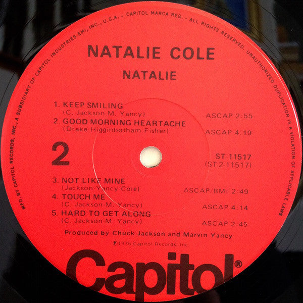Natalie Cole : Natalie (LP, Album, Los)