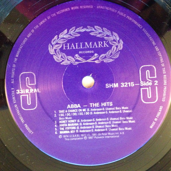 ABBA : The Hits (LP, Comp)