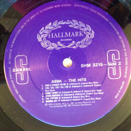 ABBA : The Hits (LP, Comp)