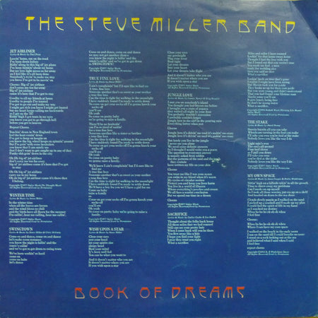 Steve Miller Band : Book Of Dreams (LP, Album)