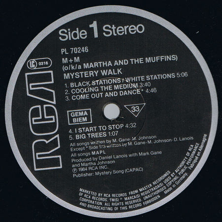 M+M* : Mystery Walk (LP, Album)