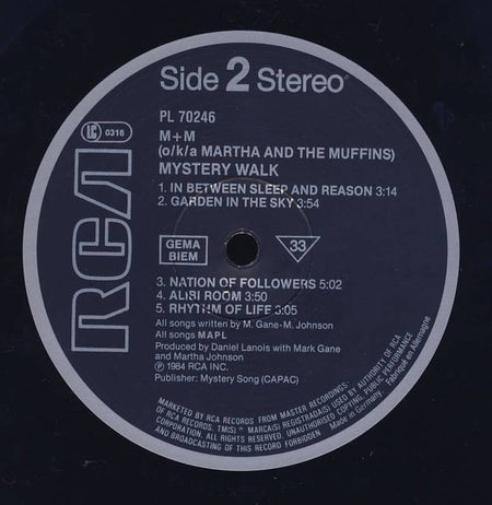 M+M* : Mystery Walk (LP, Album)