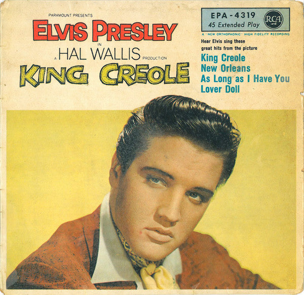 Elvis Presley : King Creole (7", EP, RP)