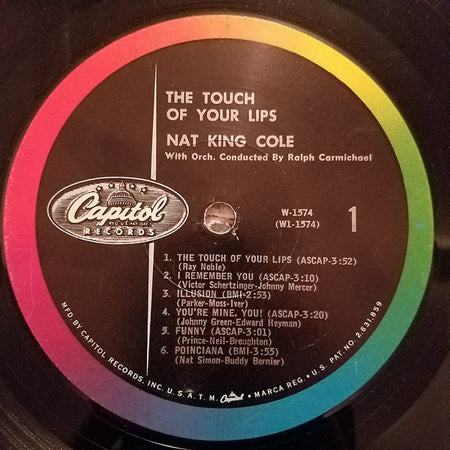 Nat King Cole : The Touch Of Your Lips (LP, Album, Mono, Los)