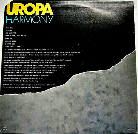 Uropa : Harmony (LP, Album)