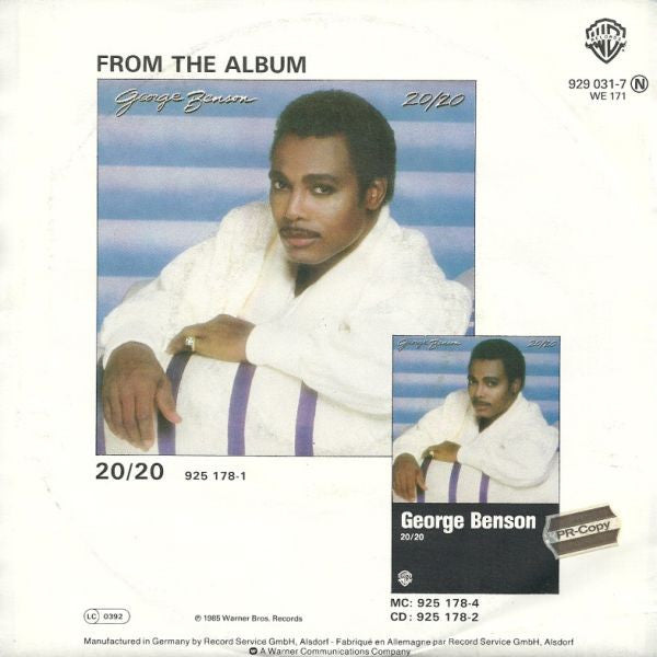 George Benson : Nothing's Gonna Change My Love For You (7", Single)