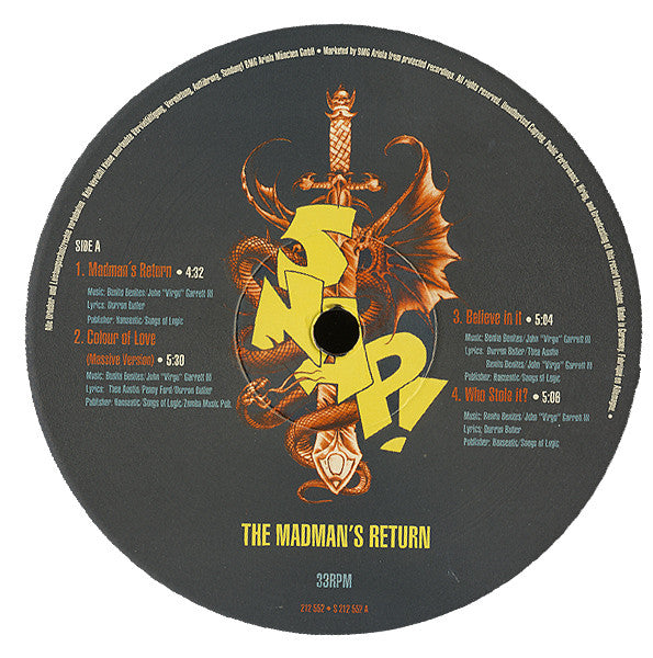 Snap! : The Madman's Return (LP, Album, 1st)