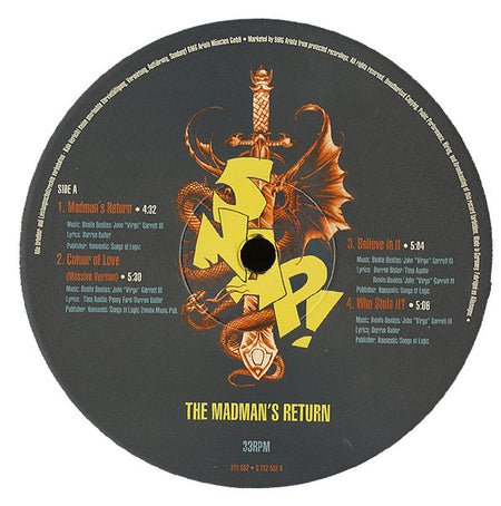 Snap! : The Madman's Return (LP, Album, 1st)