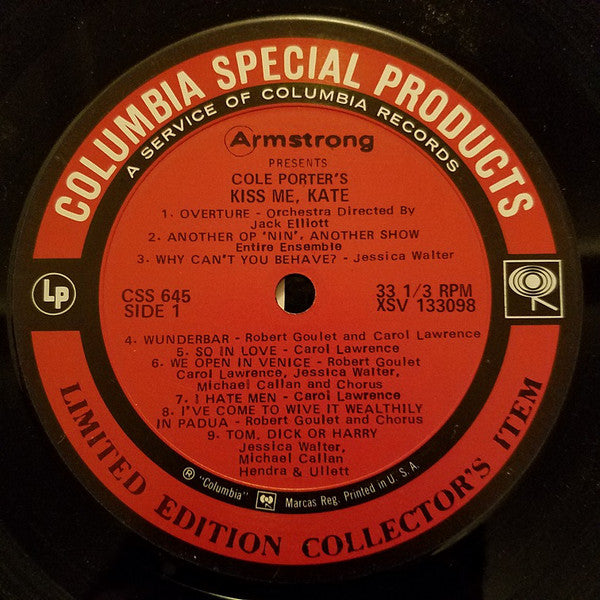 Various : Armstrong Presents Cole Porter's Kiss Me, Kate - Original ABC Television Sound Track (LP, Album, Ltd)
