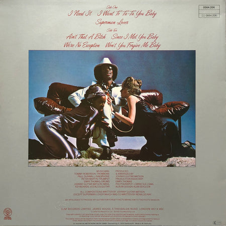 Johnny Guitar Watson : Ain't That A Bitch (LP, Album, RE)