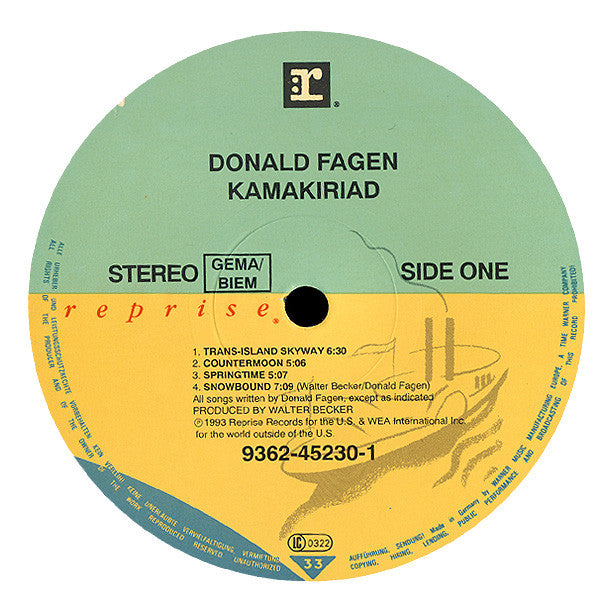 Donald Fagen : Kamakiriad (LP, Album)
