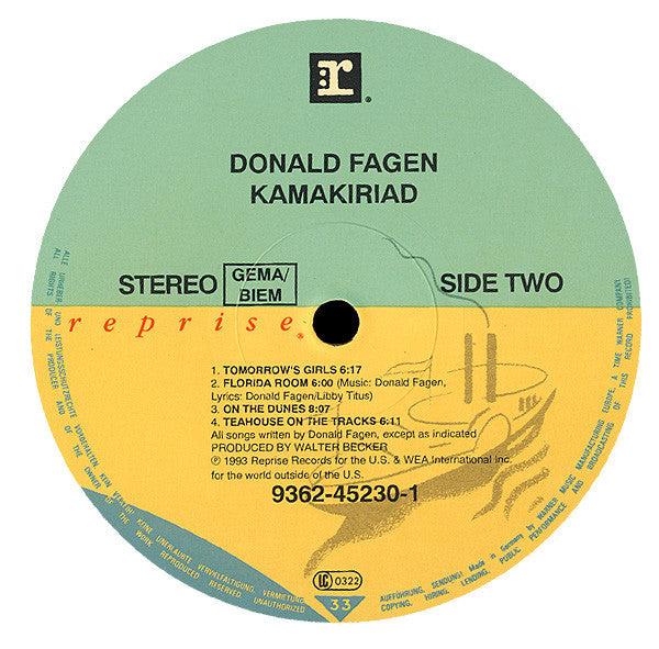 Donald Fagen : Kamakiriad (LP, Album)