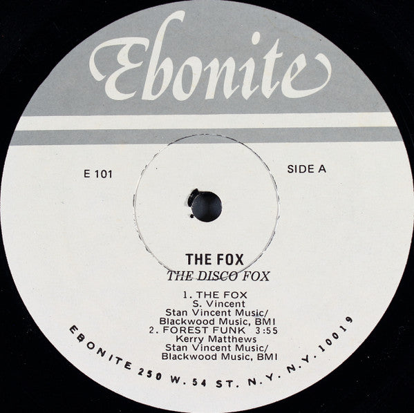 Disco Fox* : Disco Fox (12")