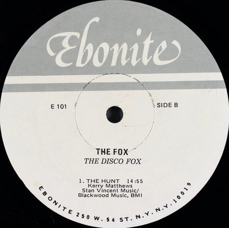 Disco Fox* : Disco Fox (12")