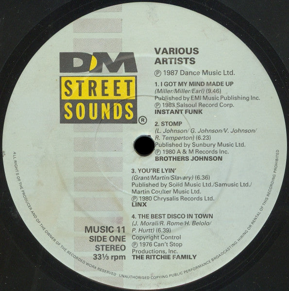 Various : Anthems Volume 3 (LP, Comp)