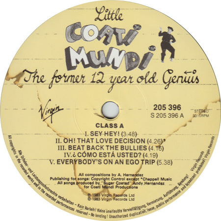 Coati Mundi : The Former 12 Year Old Genius (LP, Album)