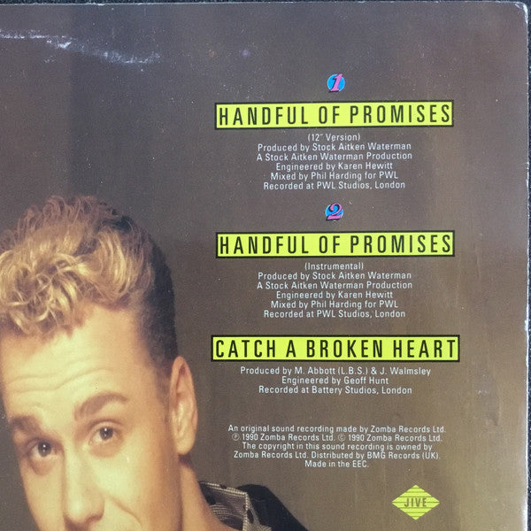 Big Fun : Handful Of Promises (12", Pos)