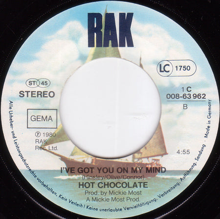 Hot Chocolate : Are You Getting Enough Of What Makes You Happy? (7", Single)