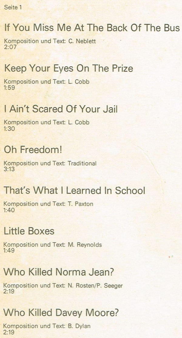 Pete Seeger : We Shall Overcome (LP, Album, RE, Red)