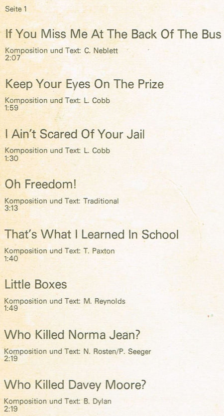 Pete Seeger : We Shall Overcome (LP, Album, RE, Red)