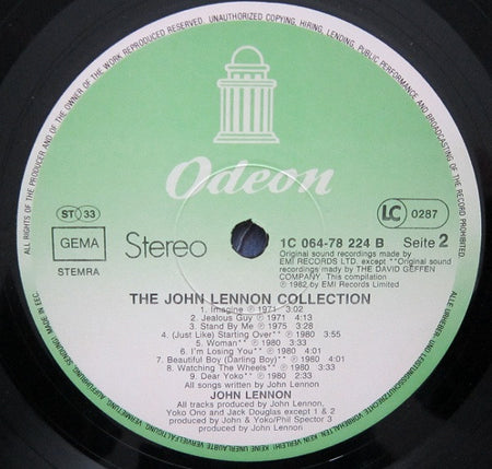 John Lennon : The John Lennon Collection (LP, Comp)