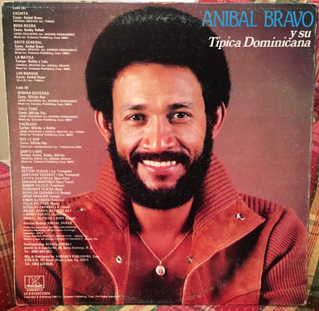 Anibal Bravo Y Su Tipica Dominicana : Bacan (LP, Album)