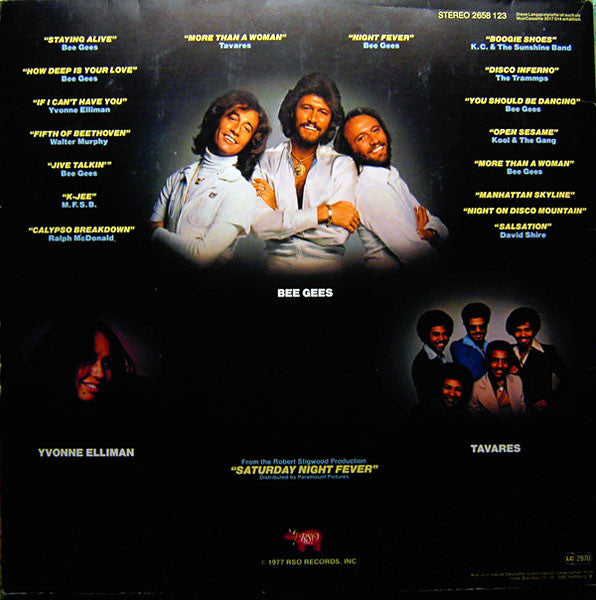 Various : Saturday Night Fever (The Original Movie Sound Track) (2xLP, Album, Comp, Gat)