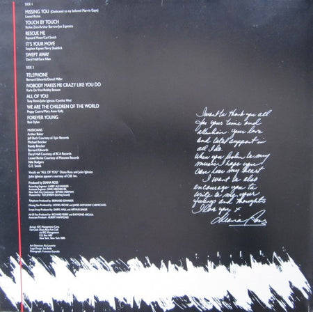 Diana Ross : Swept Away (LP, Album, Gat)