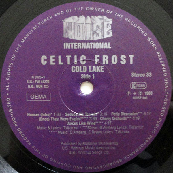 Celtic Frost : Cold Lake (LP, Album)