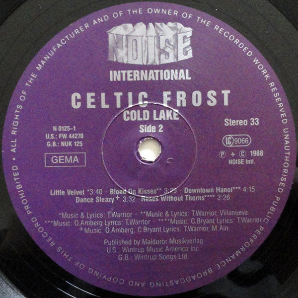 Celtic Frost : Cold Lake (LP, Album)