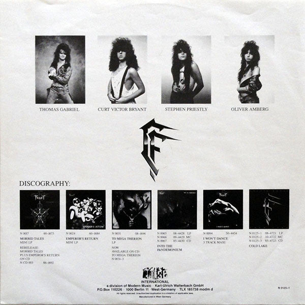 Celtic Frost : Cold Lake (LP, Album)