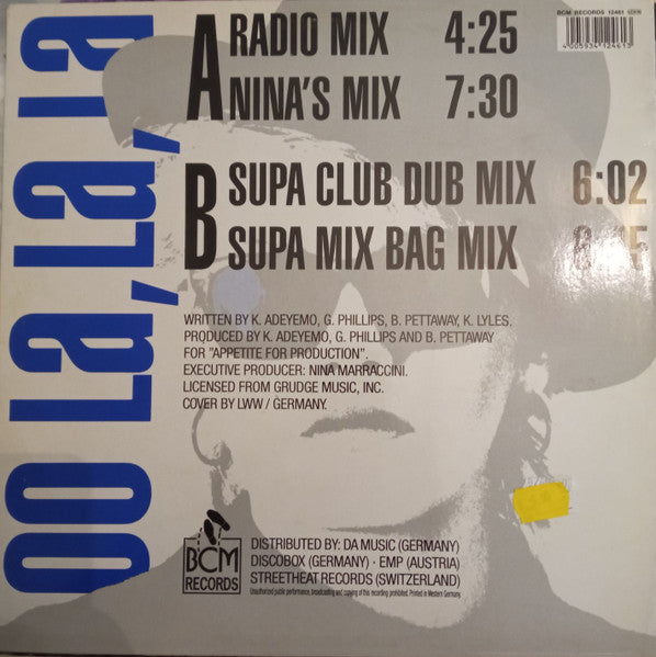 Mizz Mitchell : Oo La, La, La (12")