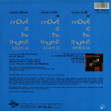 Bass Bumpers : Move To The Rhythm (12", Maxi)