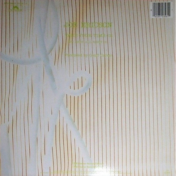 Joe Ericson : Take Your Time (Special 12" Mix) (12", Maxi)