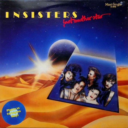 Insisters : Just Another Star (12", Maxi, Blu)