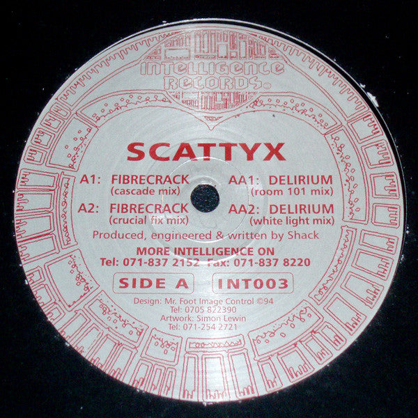 Scattyx : Fibrecrack / Delirium (12")