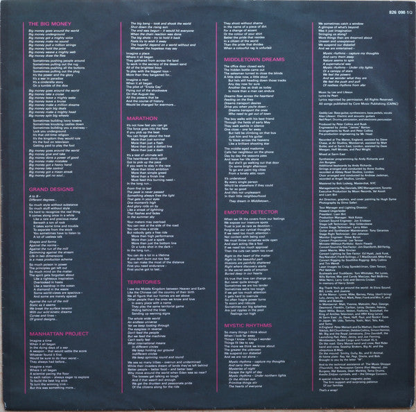 Rush : Power Windows (LP, Album)