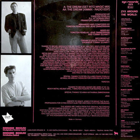 Out Of The Ordinary : The Dream (12", Maxi)