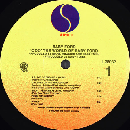 Baby Ford : "Ooo" The World Of Baby Ford (LP, Album)