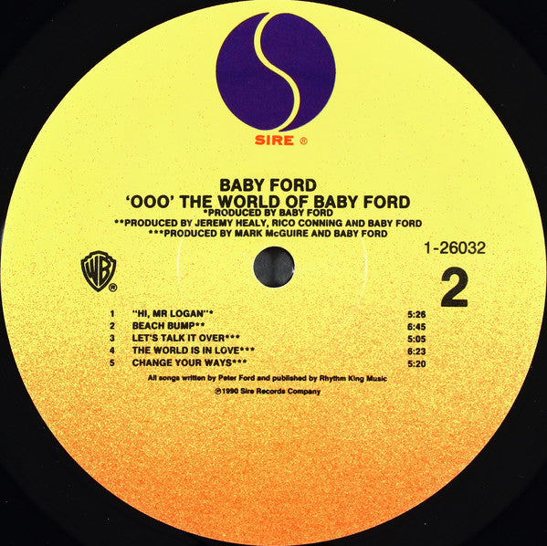 Baby Ford : "Ooo" The World Of Baby Ford (LP, Album)