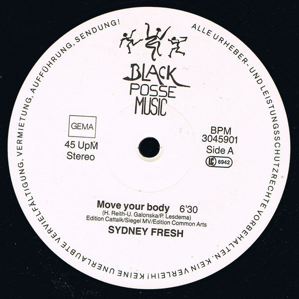 Sydney Fresh : Move Your Body (12")