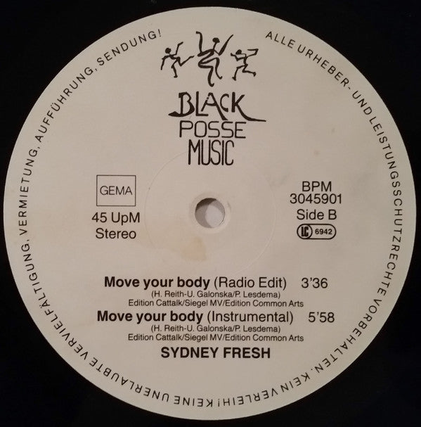 Sydney Fresh : Move Your Body (12")