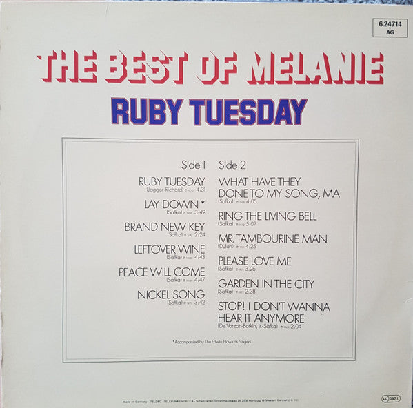 Melanie (2) : The Best Of Melanie (LP, Comp)