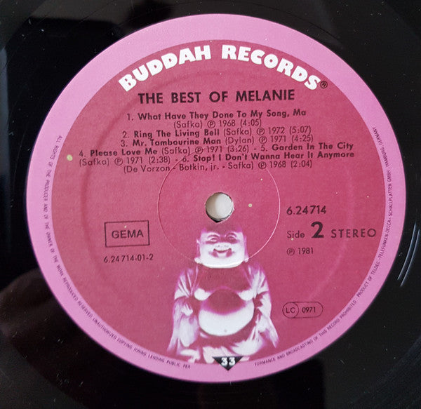 Melanie (2) : The Best Of Melanie (LP, Comp)