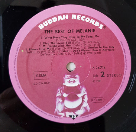 Melanie (2) : The Best Of Melanie (LP, Comp)