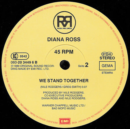 Diana Ross : Paradise (Remix) (12")